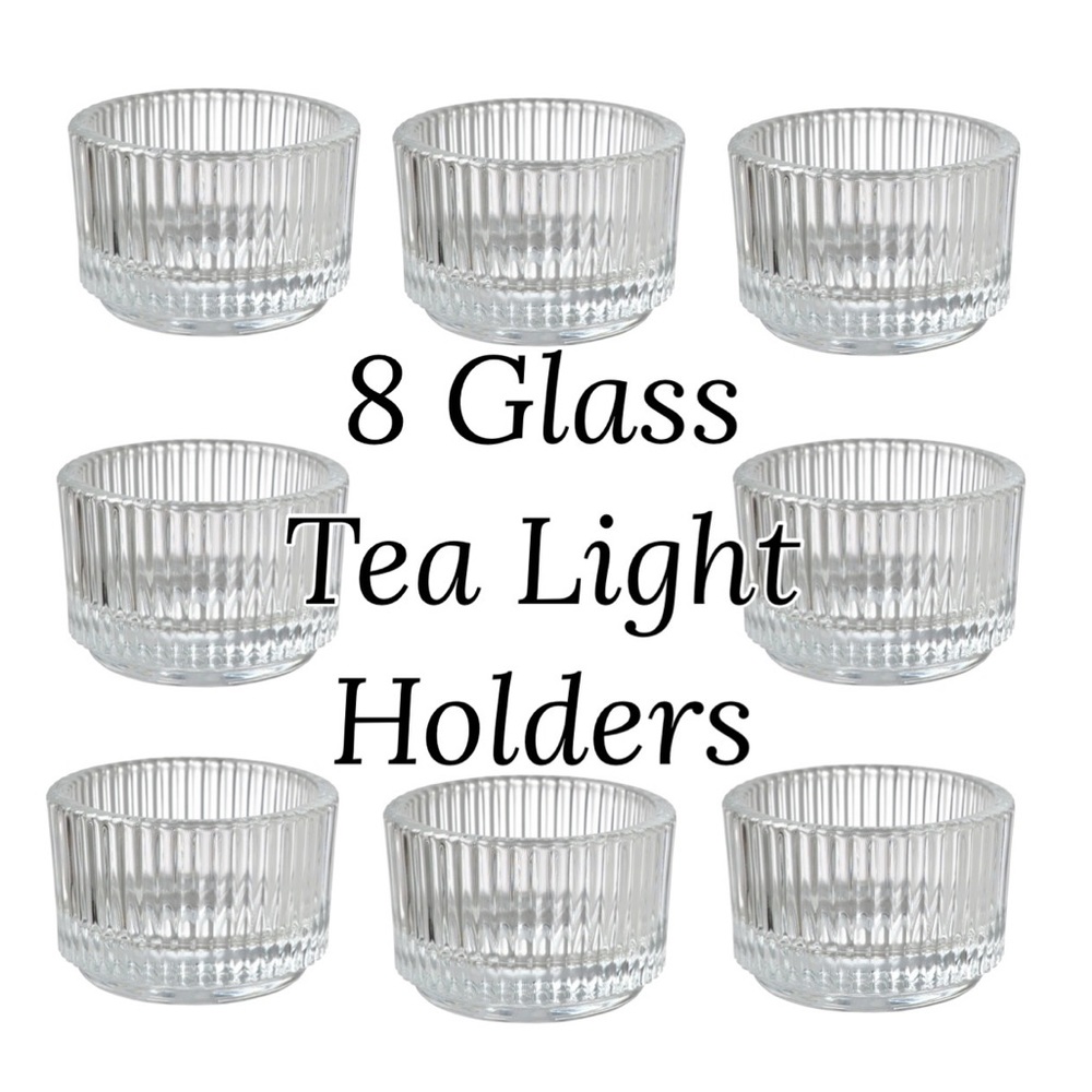 8 Pack FINSMAK Tealight holders